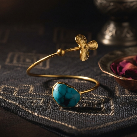 🆕️Stunning Turkish Exclusive Artisanal Luxury Adjustable Fine Jewelry Set 🫶 - Picture 8 of 11